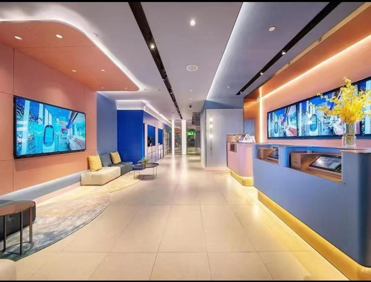 Hanting Hotel Shanghai Babaiban Pudian Road Subway Station Bagian luar foto